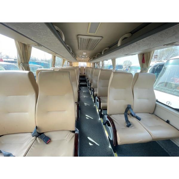 Old Coach Bus 37 Seats Manual Transmission LHD Rear Engine Used Golden Dragon XML6857 Air Conditioner