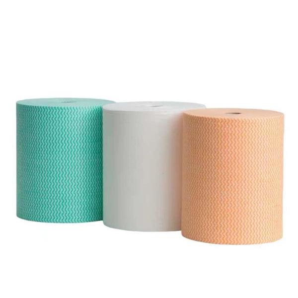 Buy 35GSM 300m Washable Kitchen Wipes , Household Reusable Cleaning Towels at wholesale prices