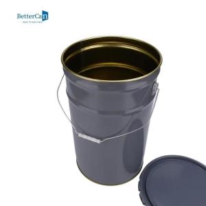Empty 25 Litre Paint Bucket White Welding Coating Protection