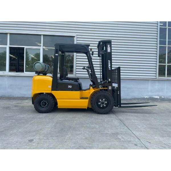 EVERLIFT EPA Engine 2.5ton 3 Ton Forklift Gas LPG Gasoline Forklift Truck 3500 Kgs With Side Shifter