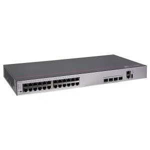 Stackable 24 Ports S5735-L24P4X-A1 Network Switch for Network Expansion