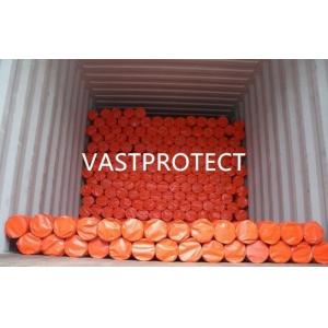Orange PE Tarpaulin Roll 3.65m Width Double Waterproof Customization for Your