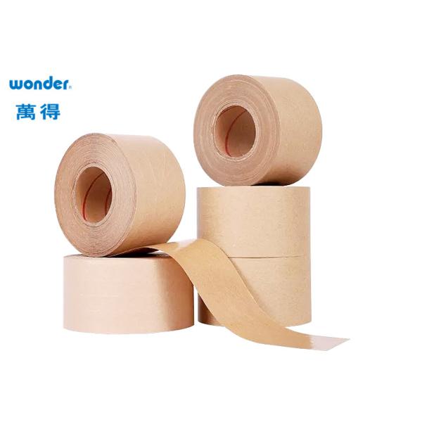 Buy Gummed Paper Packing Tape ,Writable Self Adhesive Kraft Shipping Tape at wholesale prices