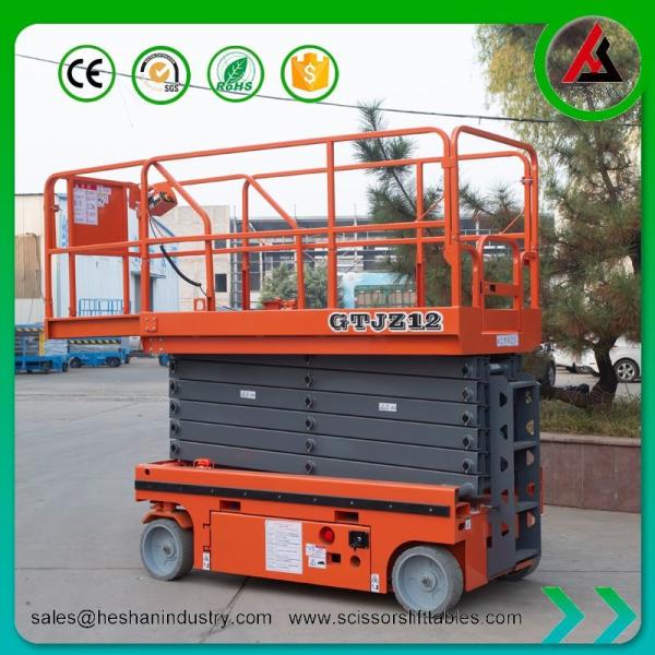 Buy Self Propelled Mobile Scissor Lift Hydraulic 40 Ft Electric Scissor Lift at wholesale prices