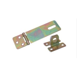 Garages Safety Hasp And Staple Hardware Weatherproof Brass Plated