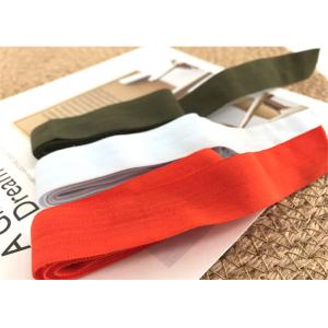 Flat Sewing Foldable Elastic Band / Spandex Folding Soft Elastic Band