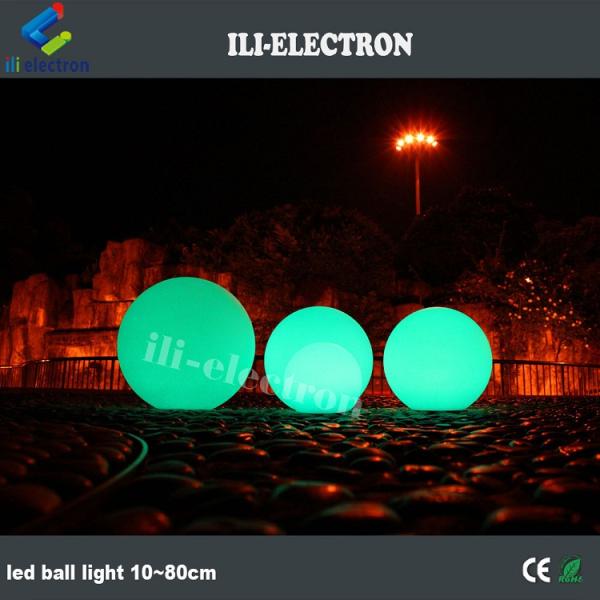 colorful waterproof glow ball light