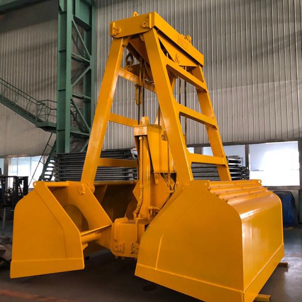 15 Cbm Mechanical Grab Bucket Wireless / Radio Steel Claw Cargo Remote Control
