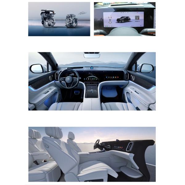 Adult Sport AITO M9 Hybrid Electric Car 5-door 6-seat SUV 5230x1999x1800 Body Structure