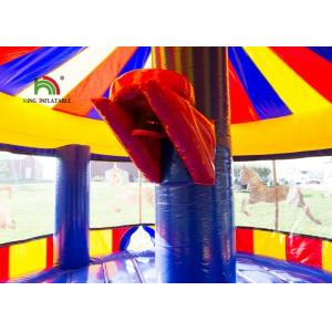 Commercial Carousel Inflatable Jumping Castle , Inflatable Dome House With Step
