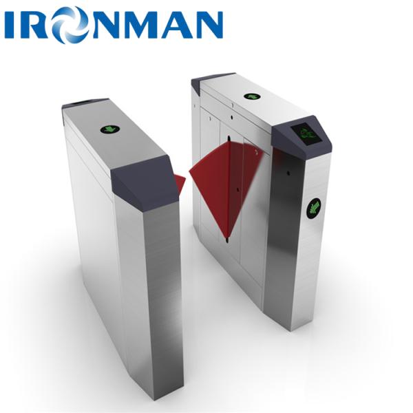Buy Bevel Arc Wing Gate Turnstile Flap Barrier Access Control System at wholesale prices