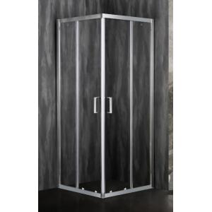 Quality Stylish Square Shower Enclosures With Chromed Profile For Modern for sale
