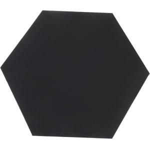 30x30cm Hexagon Black Canvas Boards Matte Finish For Artists Painting
