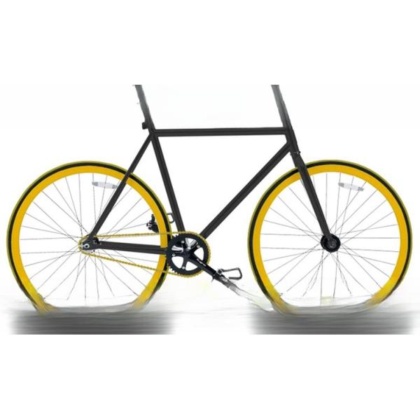 GHBIKE 700c 23C Fixie Bike Fixed Gear Bike Single Speed Bike Frame Material Steel