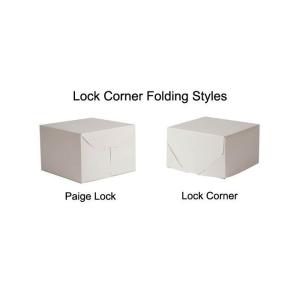 Kraft Rigid Lock Corner Boxes Packaging For Decorative