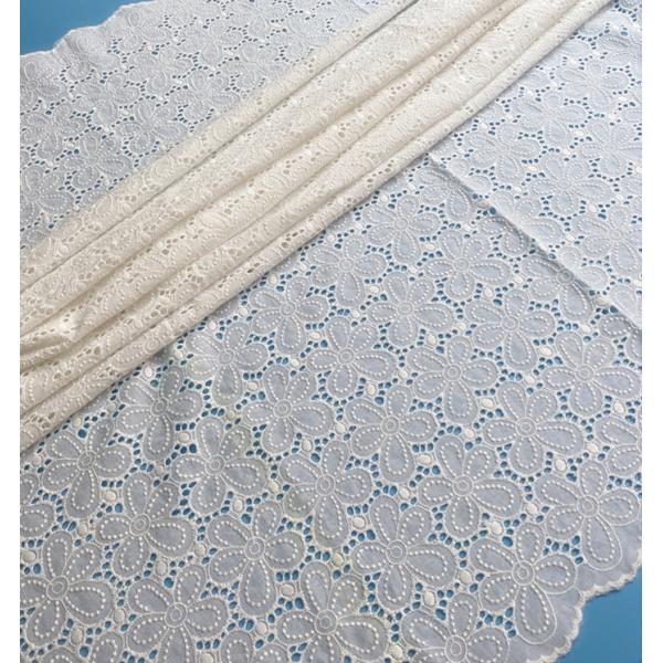 Factory sale Coloful Handmade DIY Clothes Accessories Embroidered Cotton Lace Fabric