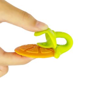 Soft Natural BPA Free Natural Rubber Teether , Small Baby Teethers For Infant