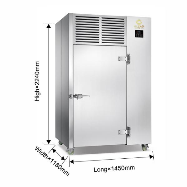 Industrial Blast Chiller/Freezer Cabinets 2700W with 15 Trays Temperature Range