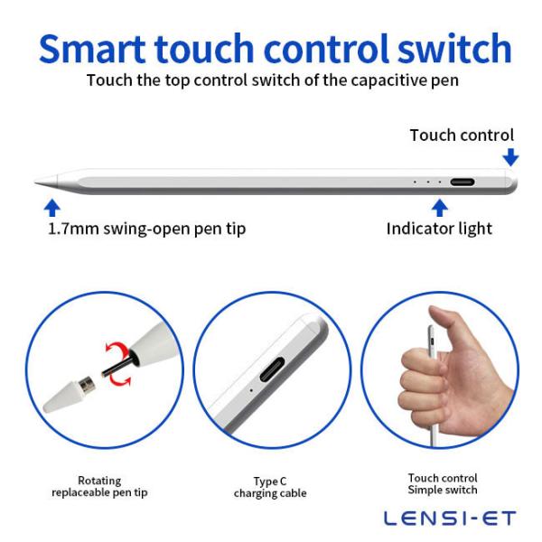Bluetooth Universal Capacitive Stylus 3 Light Electronic Stylus For Android