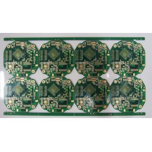 Quality Immersion Gold 2u'' FR4 PCB board 2.0mm Board thickness0.1mm Trace for sale