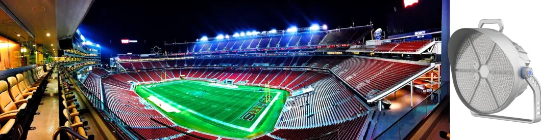 Factory Price 400W/500W IP66 150lm/W DC42V Sports Stadiums Football Basketball Sport Field Court Projector High Mast Light