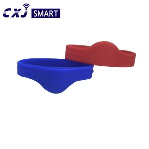 Waterproof RFID NFC Bracelet Silicone Material For Festival