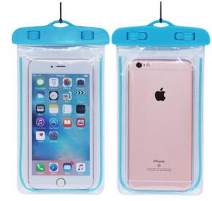 China Custom Plastic Pouches Packaging PVC Waterproof Phone Pouch Bag on sale