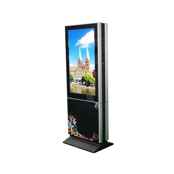 Customized 43 Inch Outdoor Touch Screen Kiosk 1920 * 1080 Resolution Built - In