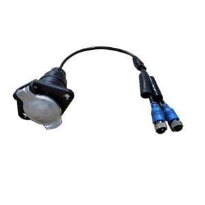 Male To Female 7 Pin OD 5.0MM Aviation Video Cables