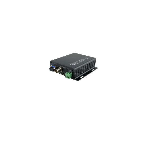 1080P@30Hz 1 Channel HD SDI To Fiber Converter For Security System Single Mode