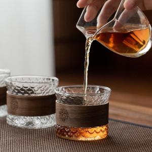 Modern Design Hammer Pattern Glass Cup for High Borosilicate Glass Coffee and