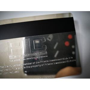 Sterling Silver Metal Membership Card With Hico Magnetic Stripe