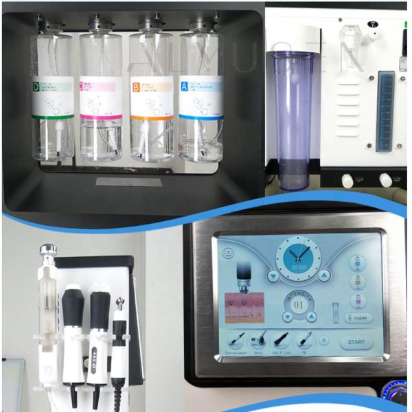 Beauty Salon Aqua Peel Facial Machine , 7 In 1 RF Hydrafacial Microdermabrasion Machine