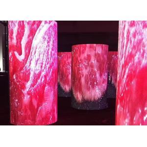 Curved Programmable Flexible LED Displays Screen 3840Hz High Gray