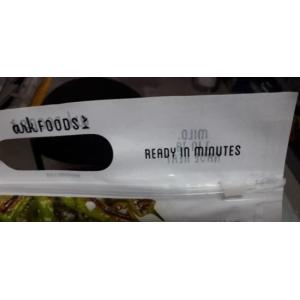 Fruit Packing Laminating Pouch Making Machine , Slider Zipper Pouch Making