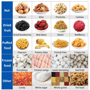 Mozzarella Cheese Candy Beef Jerky Garlic Granule Packaging Machine Electric