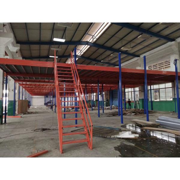SGS Steel Beam Mezzanine Rack 4500kg Steel Mezzanine Floor Construction