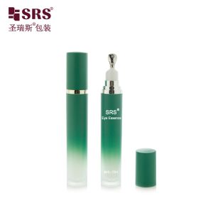 LR001 15ML 20ML Luxury Acrylic Bottle With Metal Applicator Zinc Alloy Material