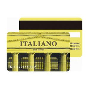 Wholesale Credit Card Size Customized Magnetic Stripe Metallic Membership Vip