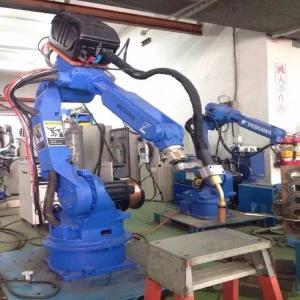 6 Axis Robotic Arm Yaskawa GP12 With CNGBS Gringding Head And Fence For CNC