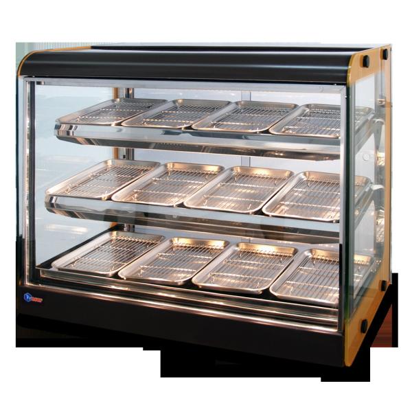 Buy CE Food Warmer Showcase , 1300W Fried Chicken Warmer Display at wholesale prices