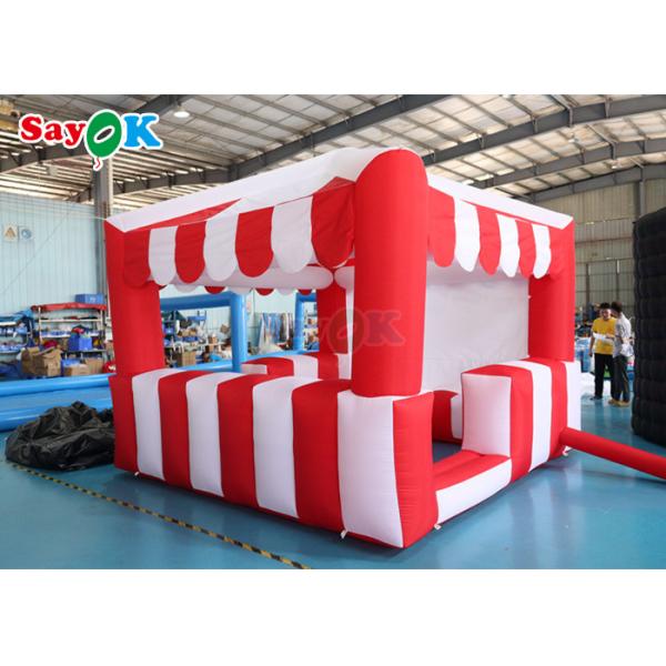 PVC Tarpaulin Inflatable Concession Booth Inflatable Kiosk Carnival Treat Shop