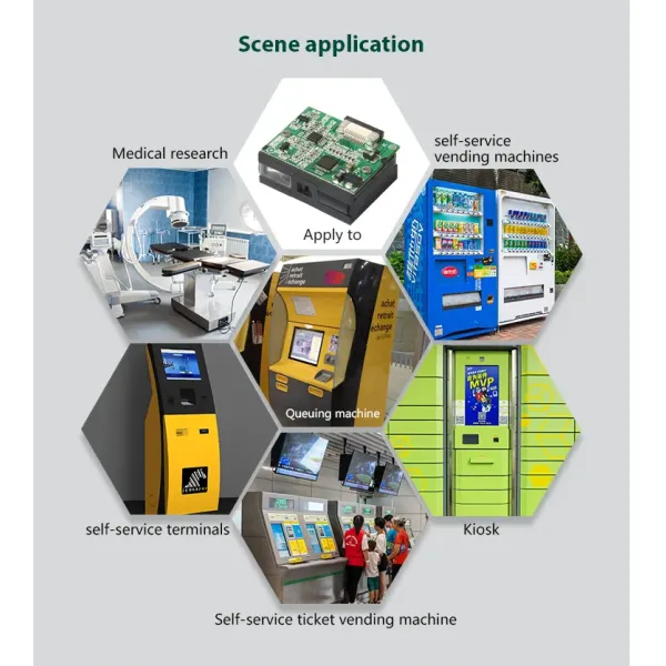 OEM 32 Bit 2D Mini CMOS Barcode Laser Scanner Module with Flat Cable
