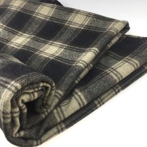 Tartan Check Woolen Plaid Tweed Wool Fabric Sustainable 600gsm