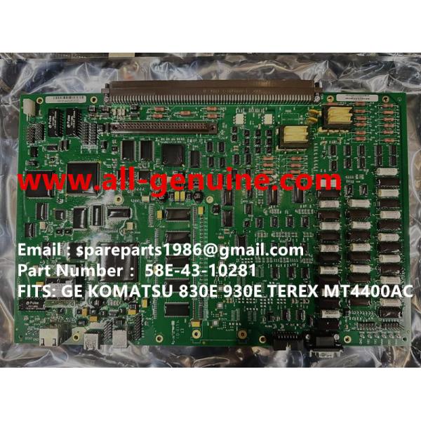 58E-43-10281 CARD KOMATSU GE TEREX UNIT RIG BUCYRUS MT4400AC MT5500 MT3600 NTE240 NTE260 NHL DUMP TRUCK HAULER MINING