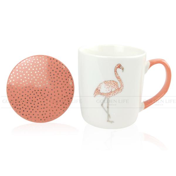 Buy Flamingo Custom Coffee Mugs Unique Pattern Portable Gift With Handle at wholesale prices