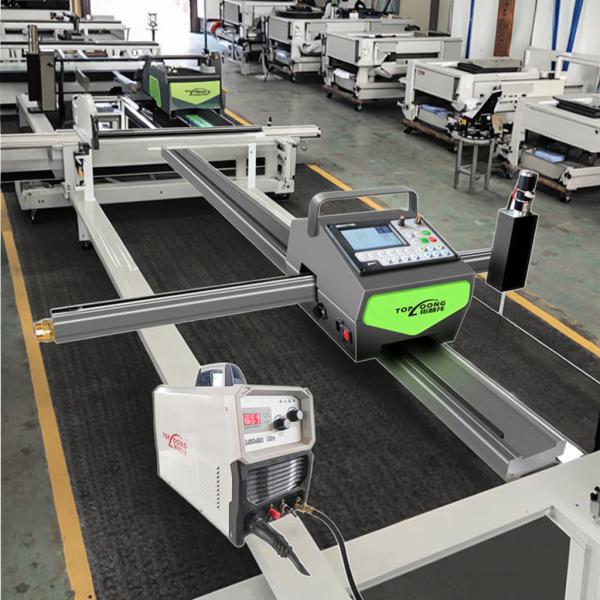 Buy Portable Mini Gantry CNC Plasma Cutting Machine Precise P60 Torch HD Power 55A Ultra Optional OXY Flame Propane Acetylene Motor at wholesale prices