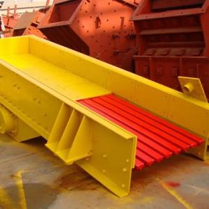 Industrial Electromechanical Vibrating Pan Feeder Mining Grizzly 37kw