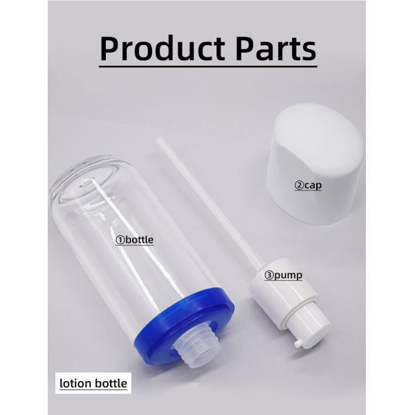 White and Red PETG 25g 45g Cream Jar 30ml 50ml 80ml 100ml 120ml Lotion Bottle Skincare Kit Set