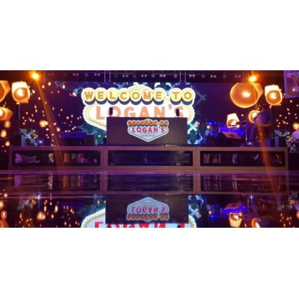 500x500mm 1000nits Modular Led Display Panels Wedding Led Screen Rental